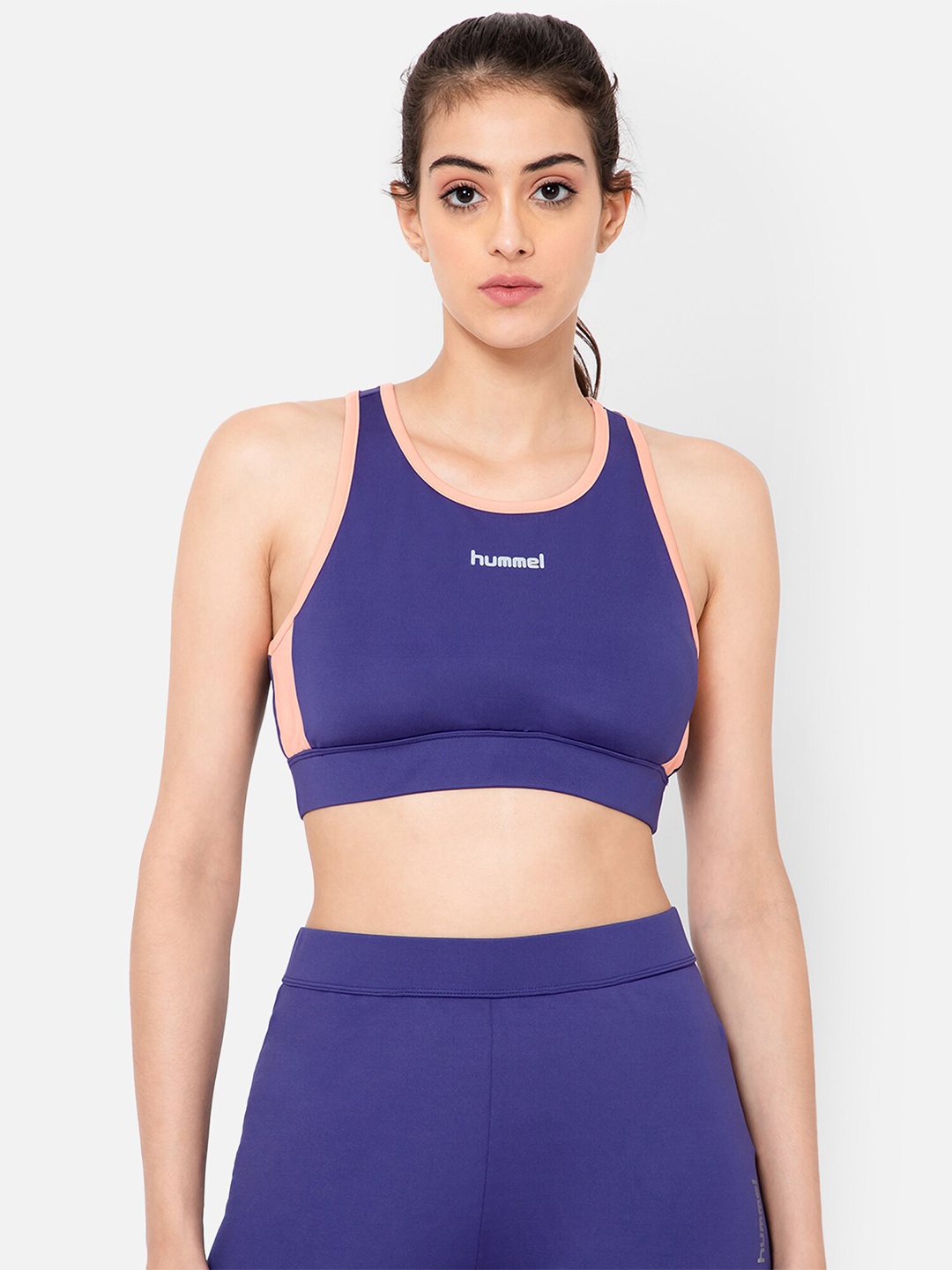 

hummel Lightly Padded & Non-Wired Bra, Purple