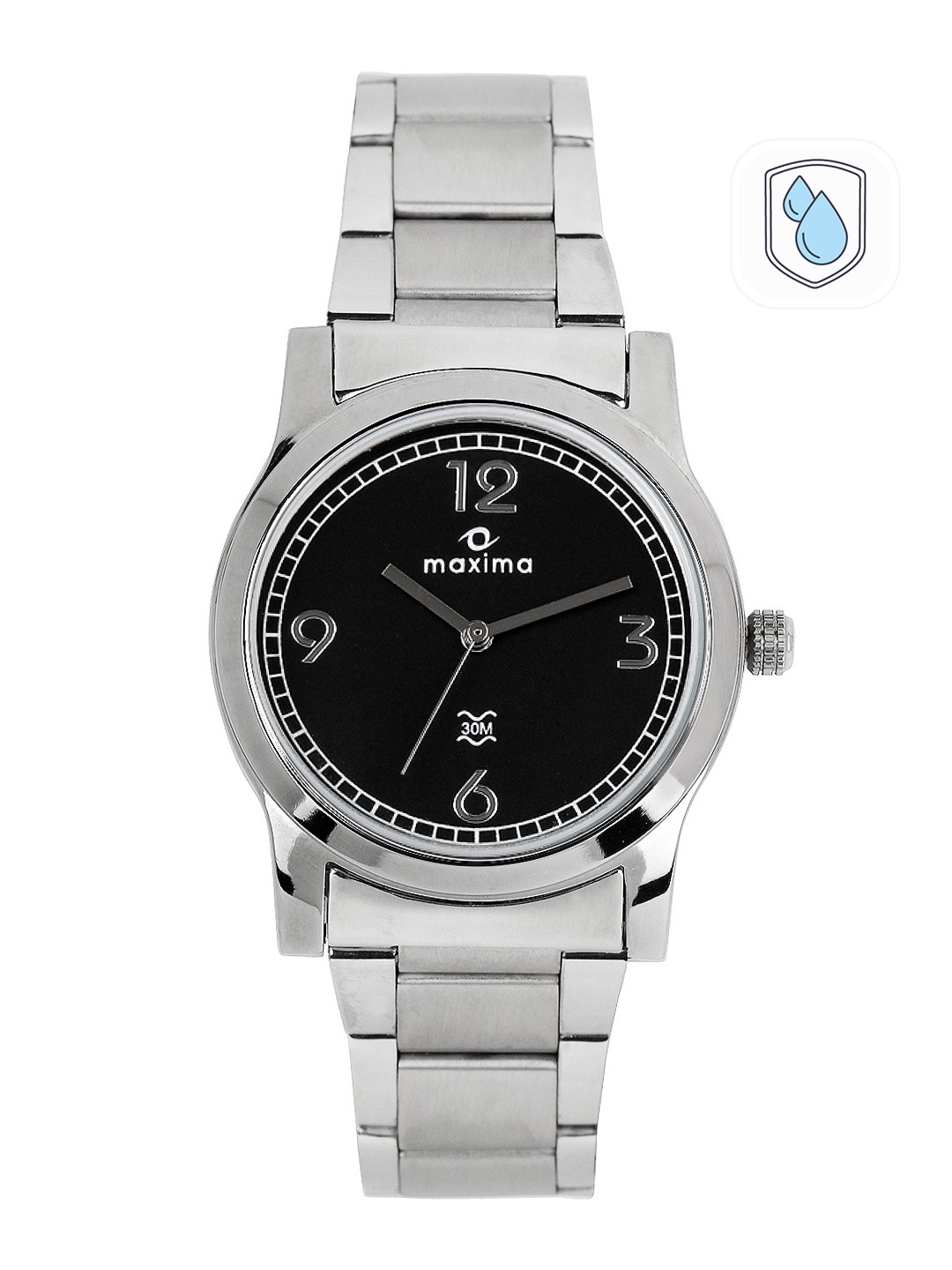 

Maxima Women Black Dial Watch