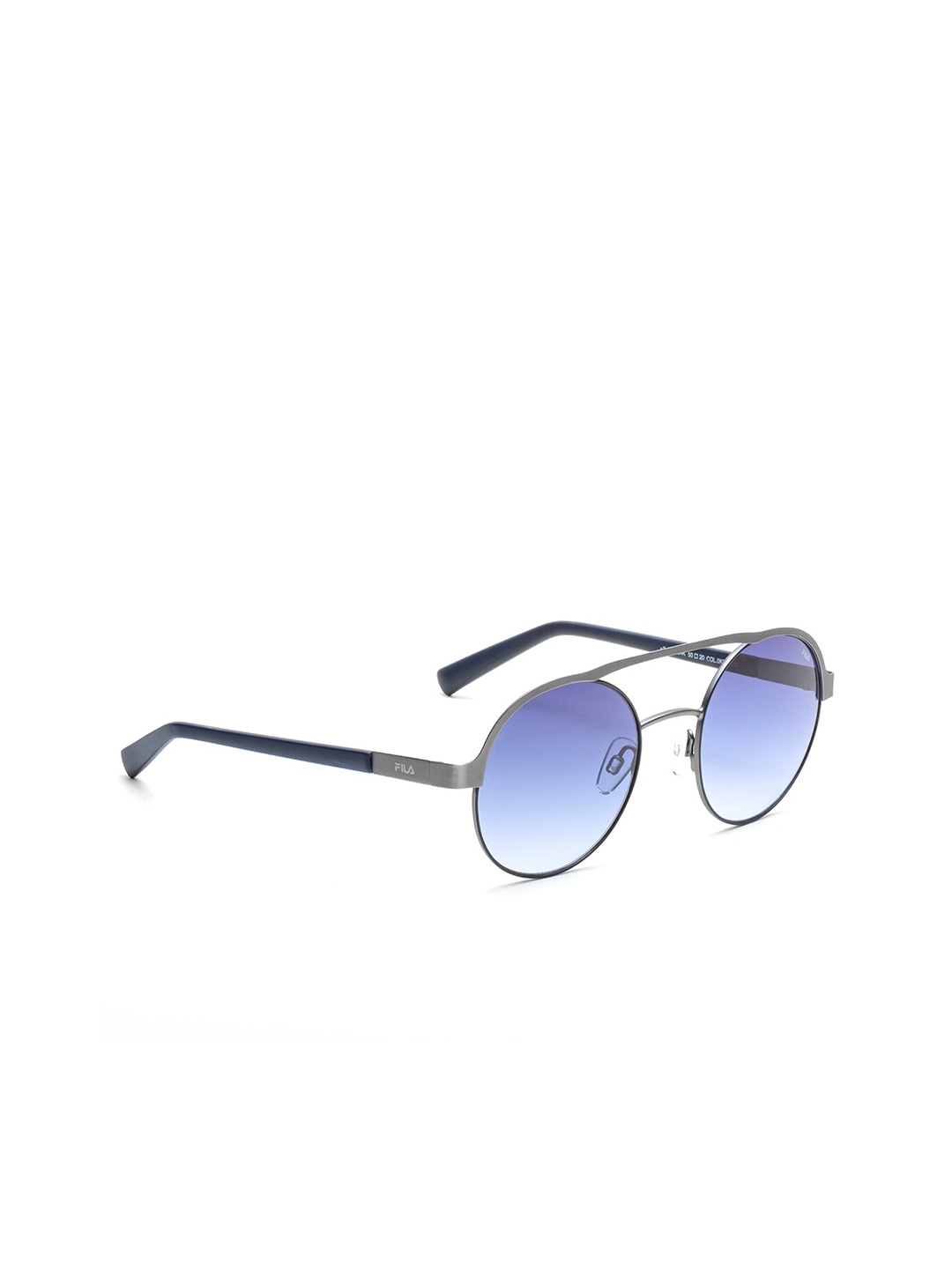 

FILA Lens & Round Sunglasses with UV Protected Lens SF9854K50K53SG, Blue