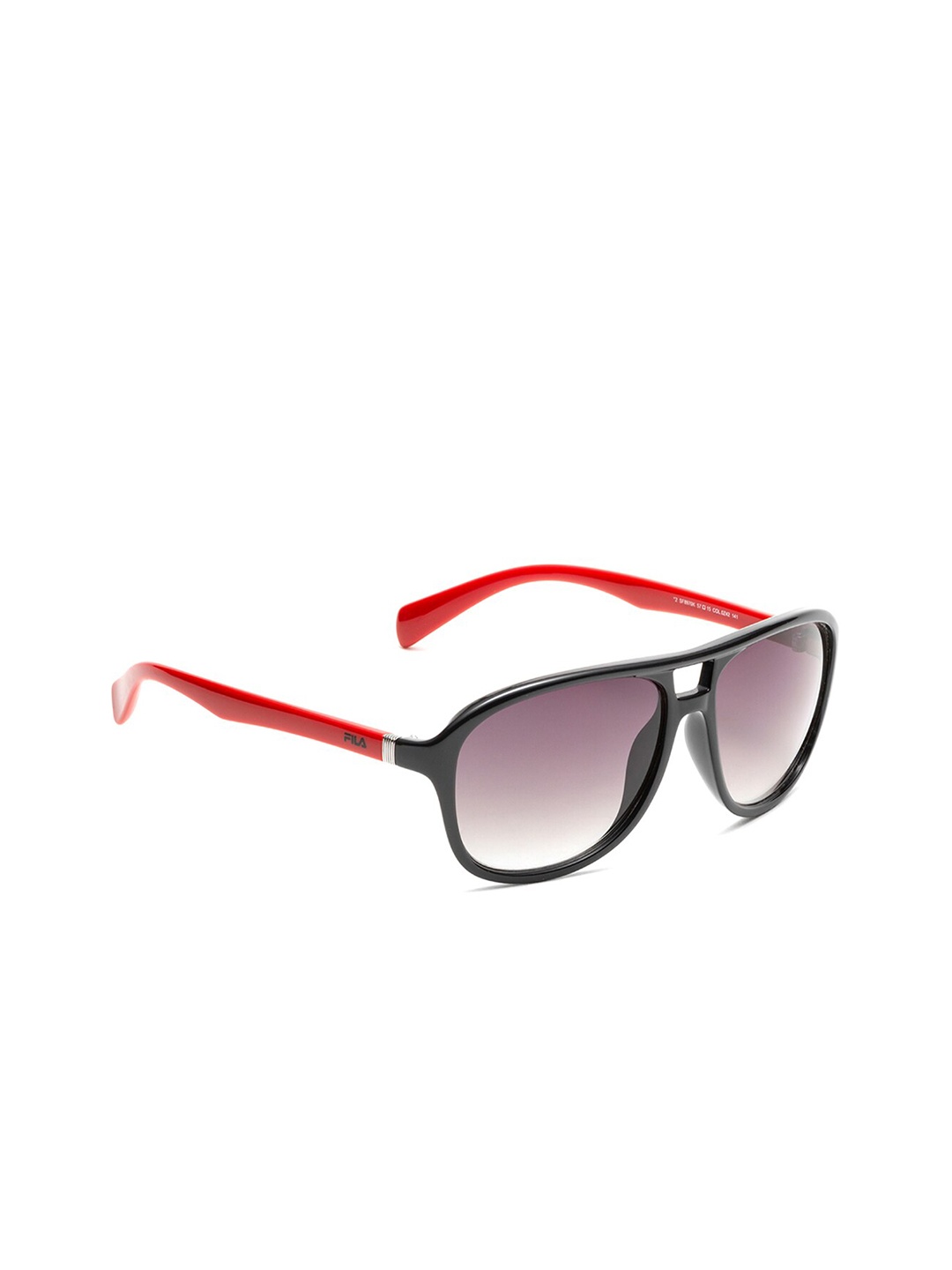 

FILA Lens & Square Sunglasses with UV Protected Lens SF8970K57Z42SG, Green