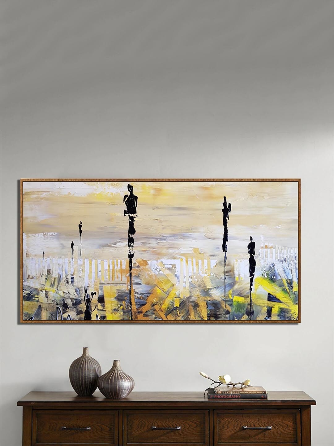 

Art Street Yellow & White Windows Digital Wall Art