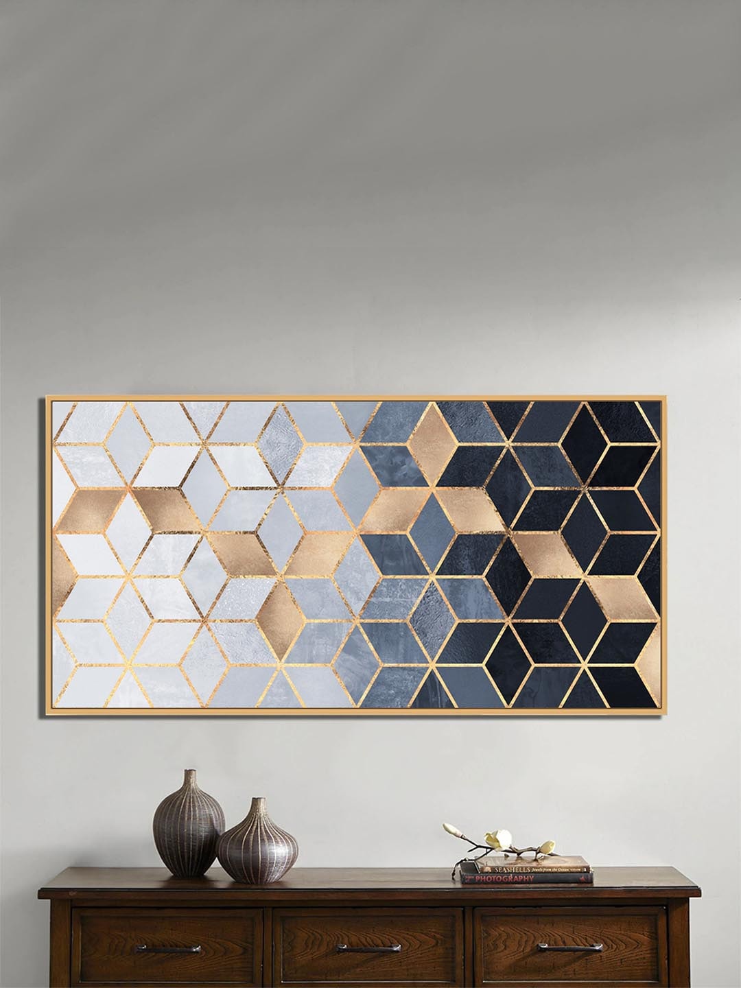 

Art Street Black & White Hexa Glass Star Wall Art Wall Art