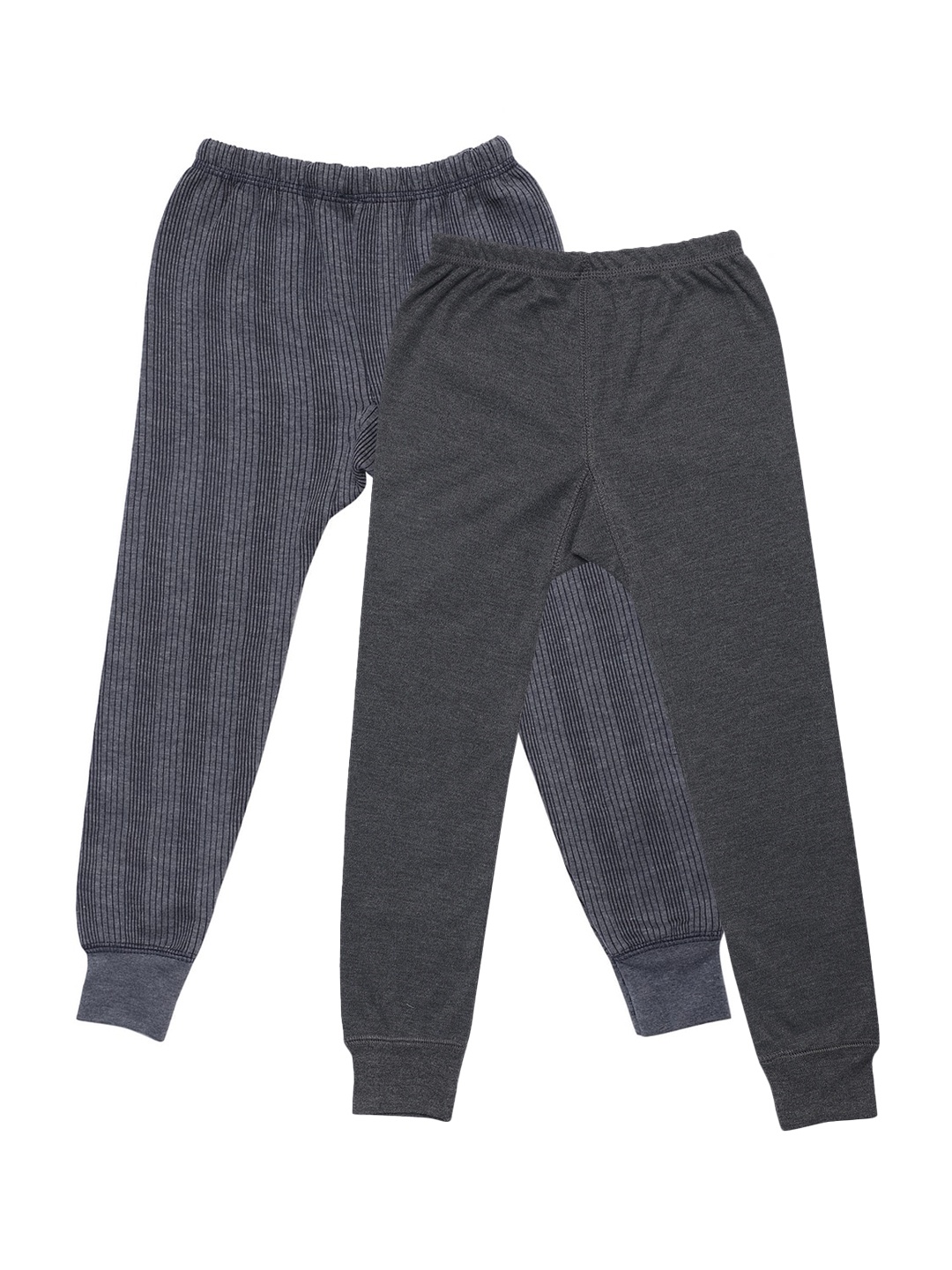 

VIMAL JONNEY Kids Pack Of 2 Cotton Thermal Bottoms, Grey