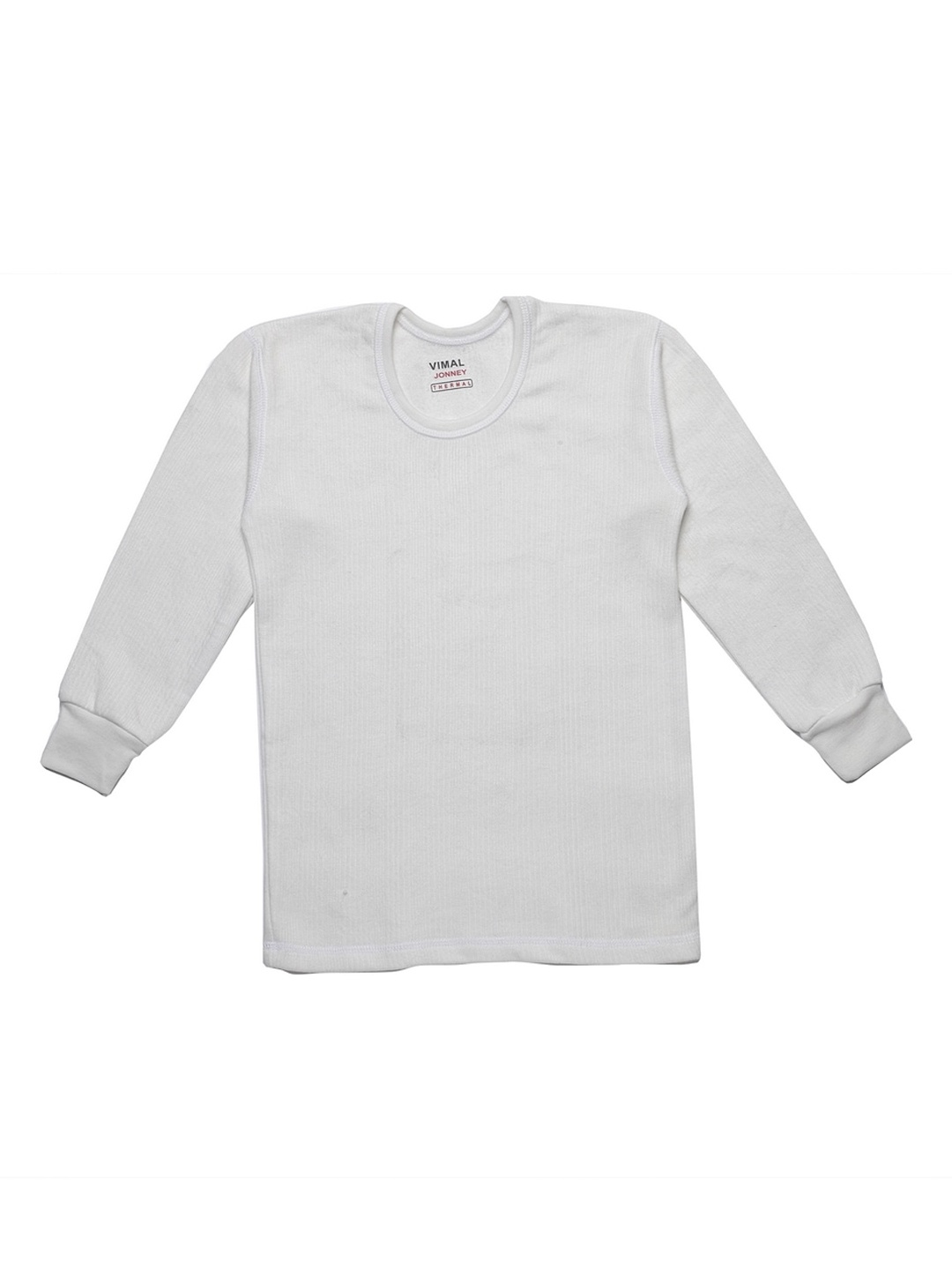 

VIMAL JONNEY Infant Kids White Cotton Thermal Tops