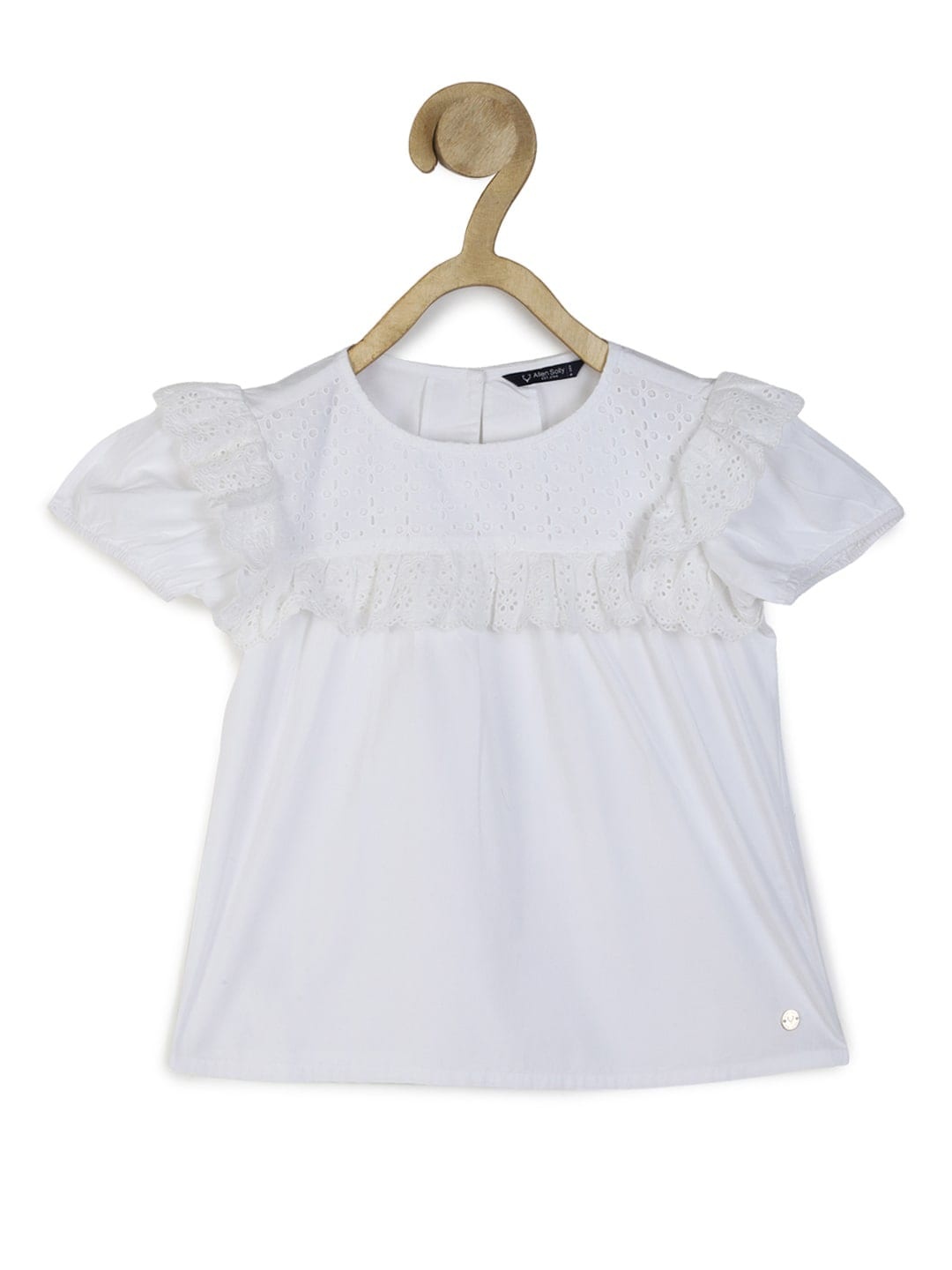 

Allen Solly Junior Girls A-Line Top, White