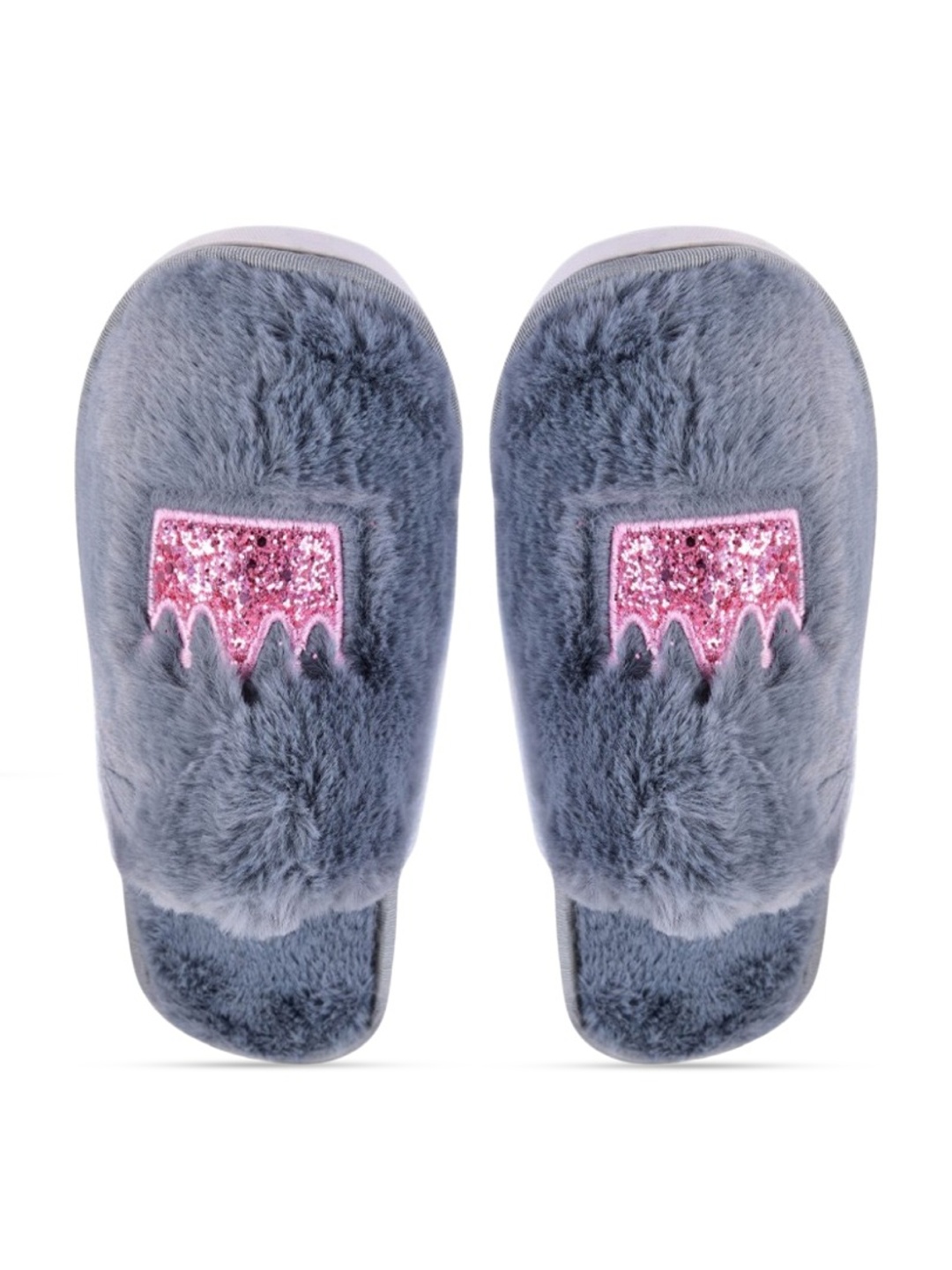 

CASSIEY Women Embellished Room Slippers, Grey