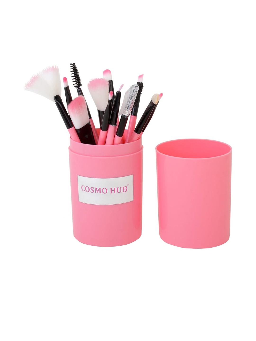 

COSMO HUB Set Of 12 Makeup Brushes Set, Pink