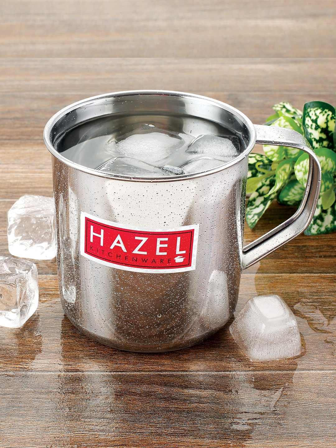 

HAZEL Silver-Toned Stainless Steel Multipurpose Matte Mug 1.2 L