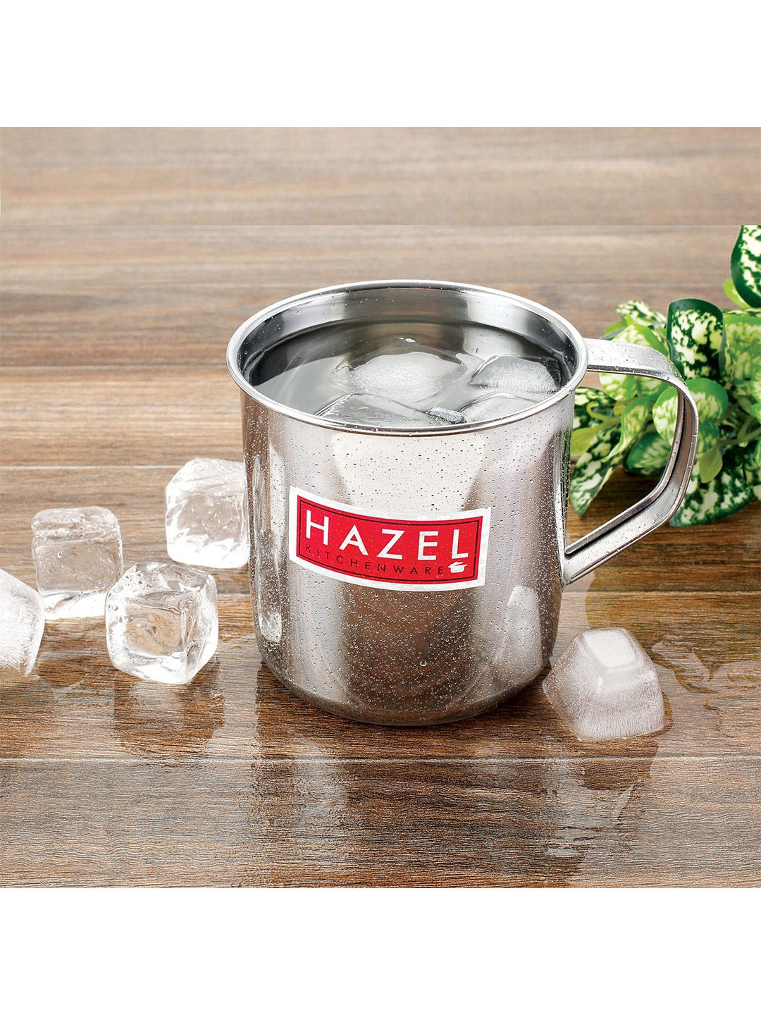 

HAZEL Silver-Toned Stainless Steel Multipurpose Bucket Shower Bathroom Mug - 900 ml