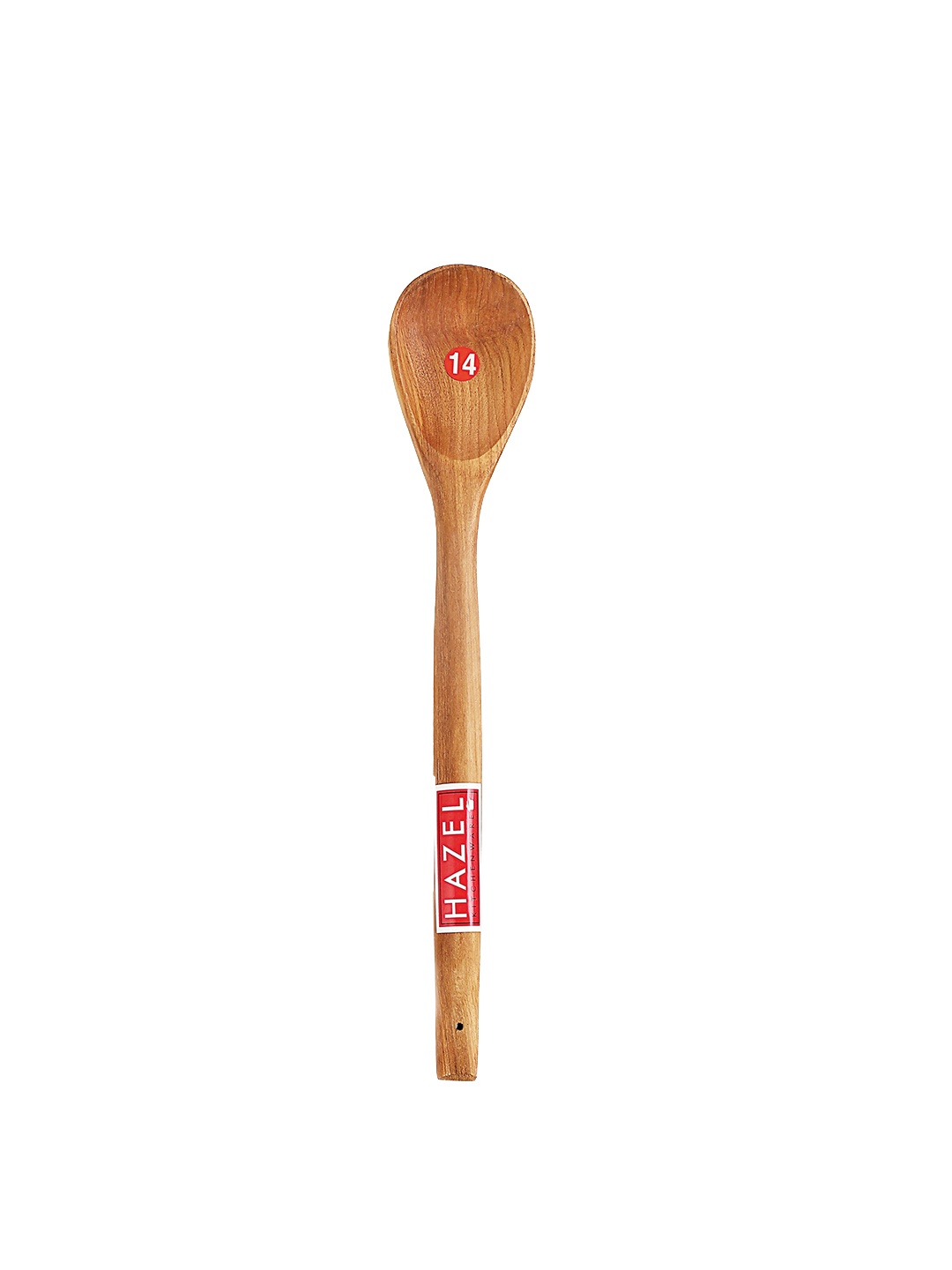

HAZEL Brown Oval Scoup Non Stick Wooden Serving Spoon