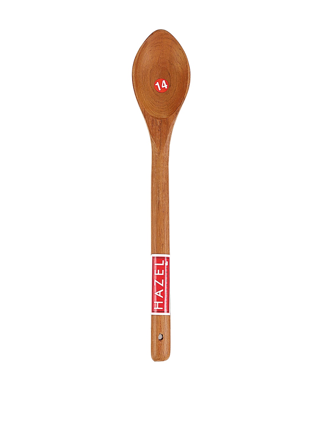 

HAZEL Brown Oval Non Stick Wooden Pan Spatula Scoup Cooking Serving Spoon