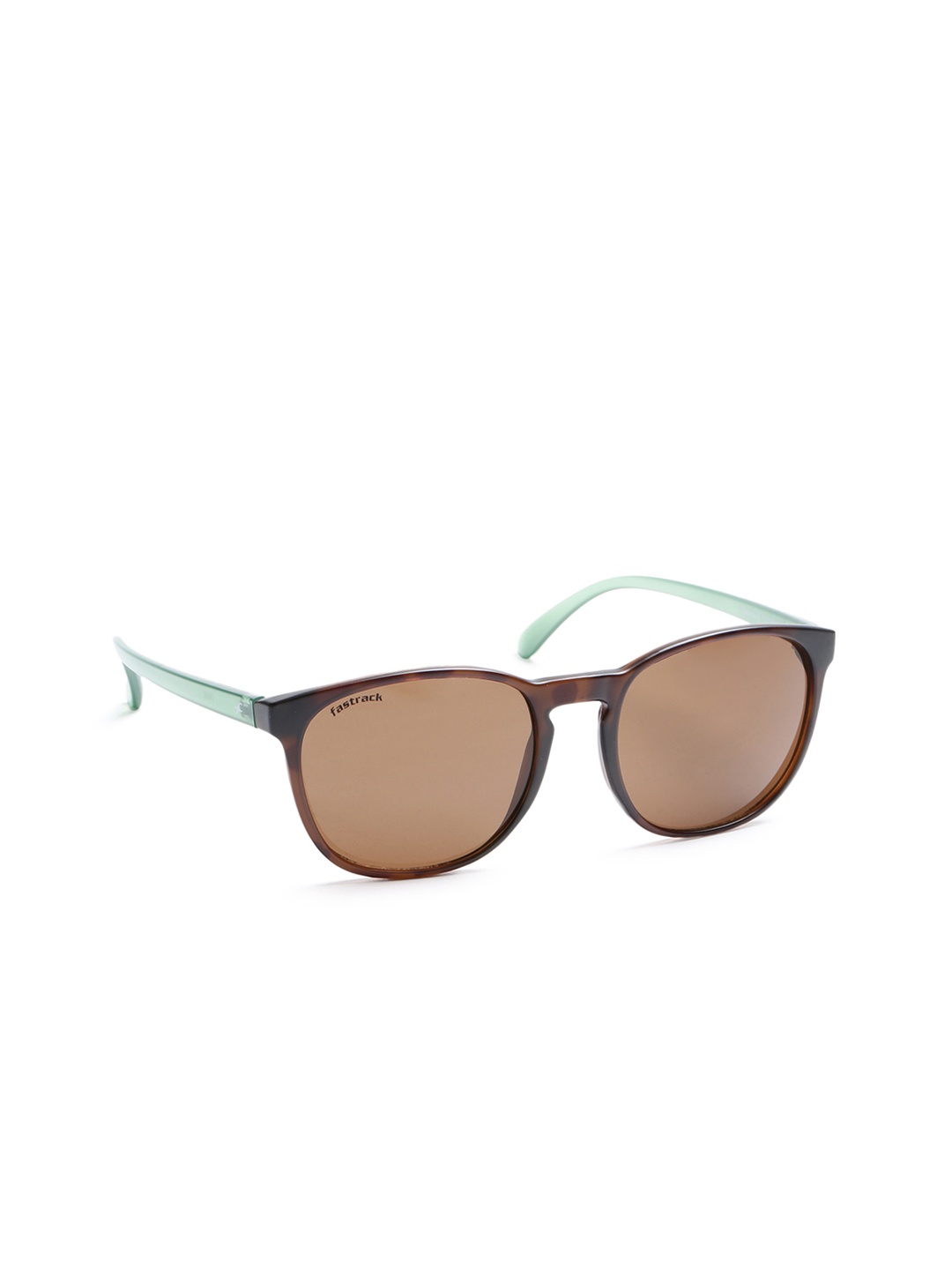

Fastrack Men Oval Sunglasses P377BR6, Brown