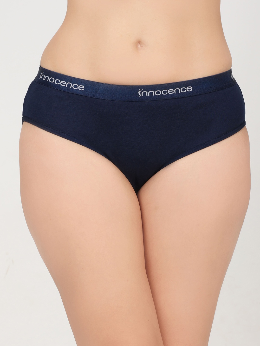 

Innocence Women High Waist Cotton Hipster Briefs, Purple