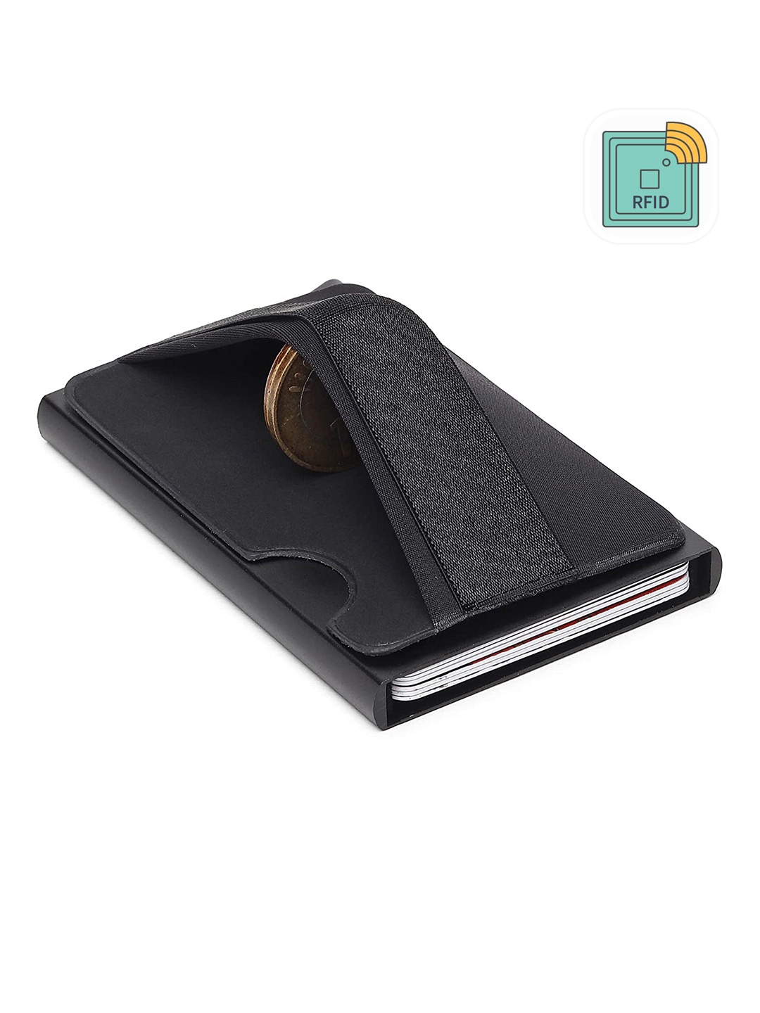 

StealODeal Unisex Black Card Holder