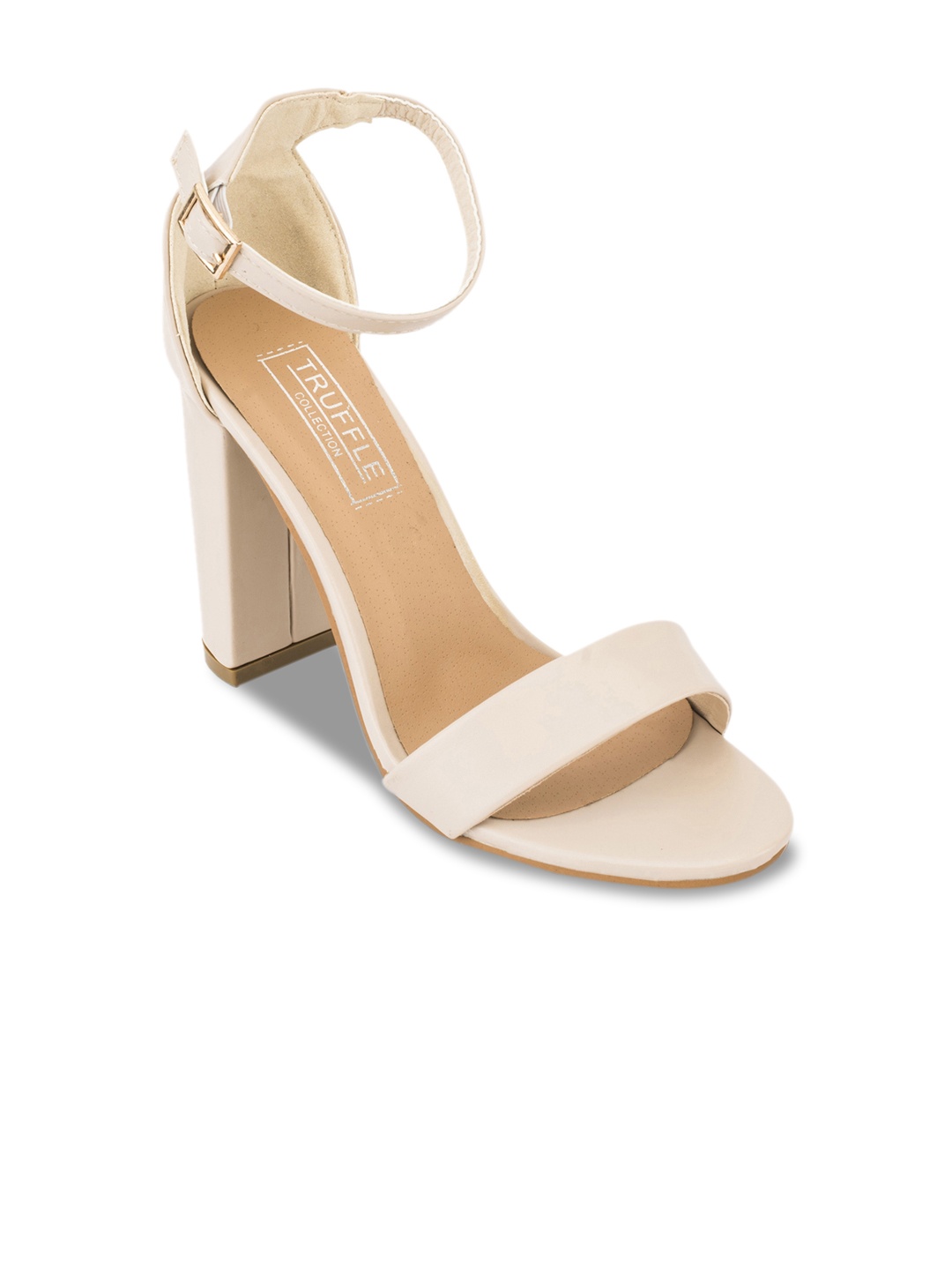 

Truffle Collection Women Beige Solid Sandals