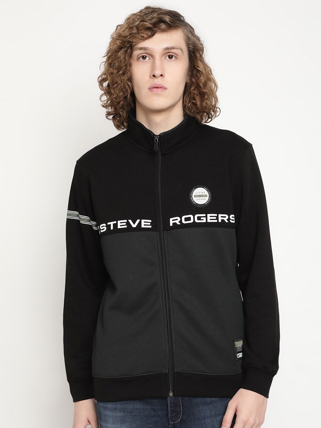 

Octave Men Black Sweatshirt
