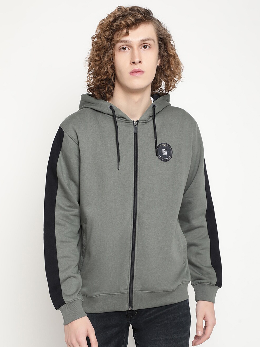 

Octave Hooded Pullover Sweatshirt, Olive