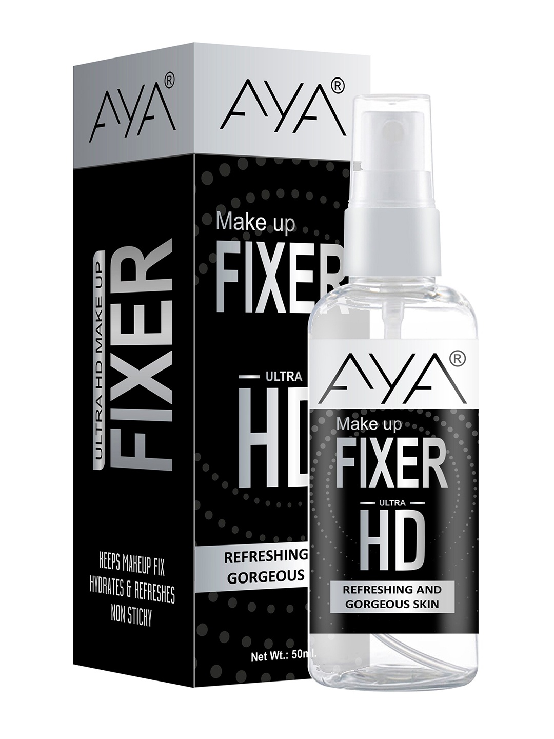 

AYA Ultra HD Makeup Fixer-50 ml, Transparent