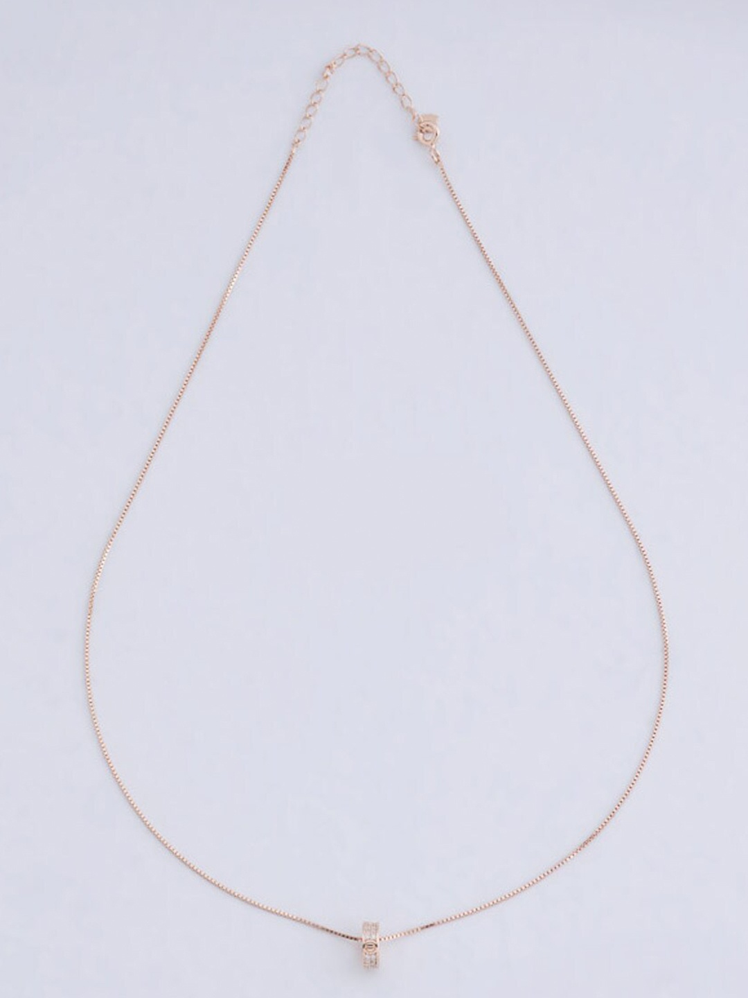 

Kushal's Fashion Jewellery Silver Gold-Plated Necklace