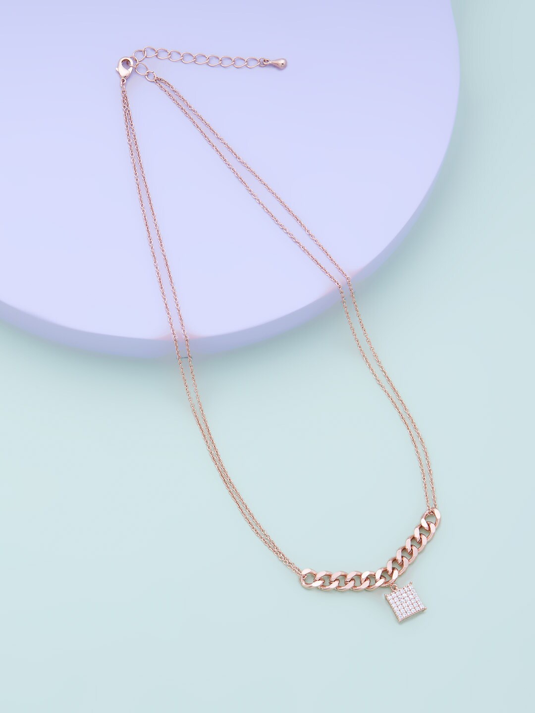 

Kushal's Fashion Jewellery Copper Rose Gold-Plated Chain