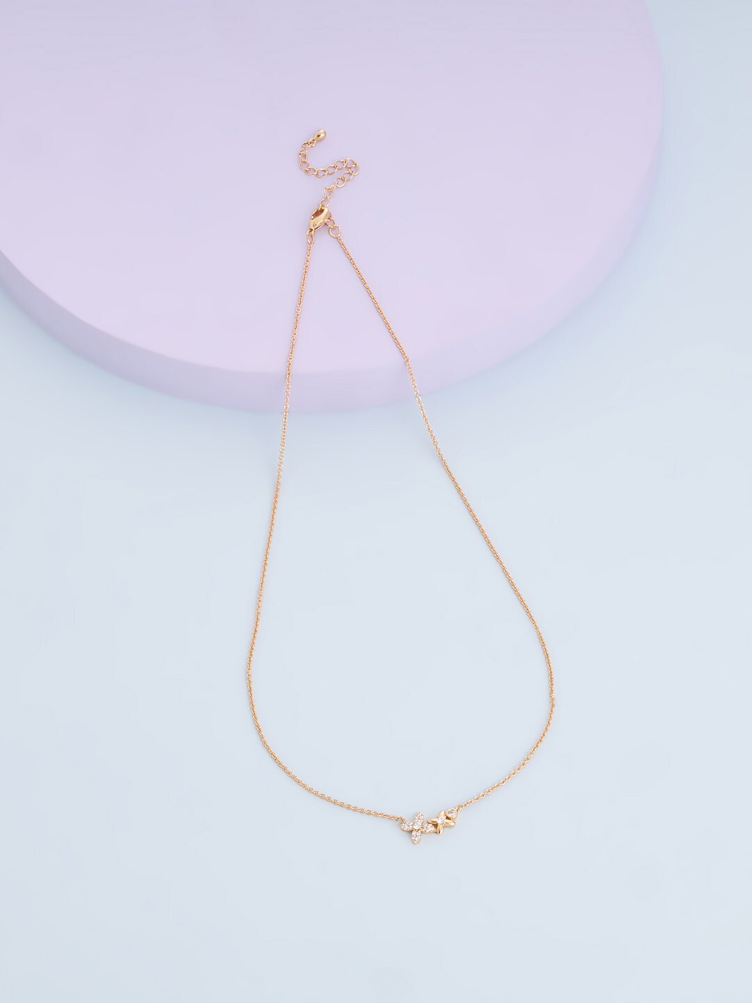 

Kushal's Fashion Jewellery Copper Gold-Plated Necklace