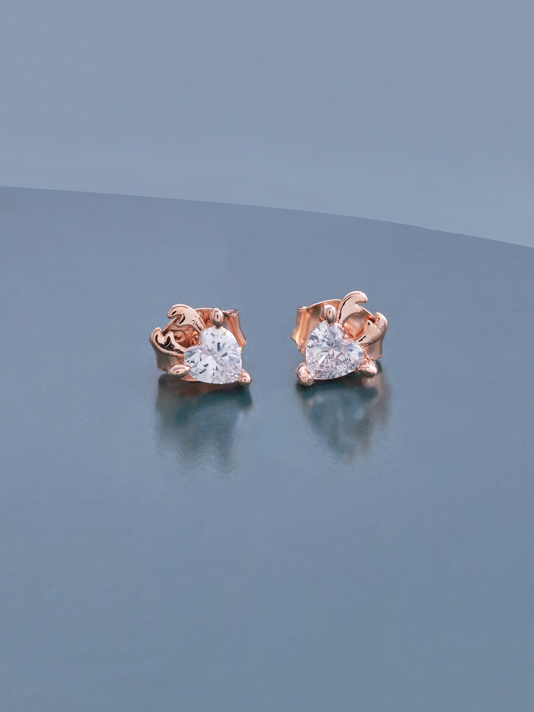 

Kushal's Fashion Jewellery White Contemporary Studs Earrings