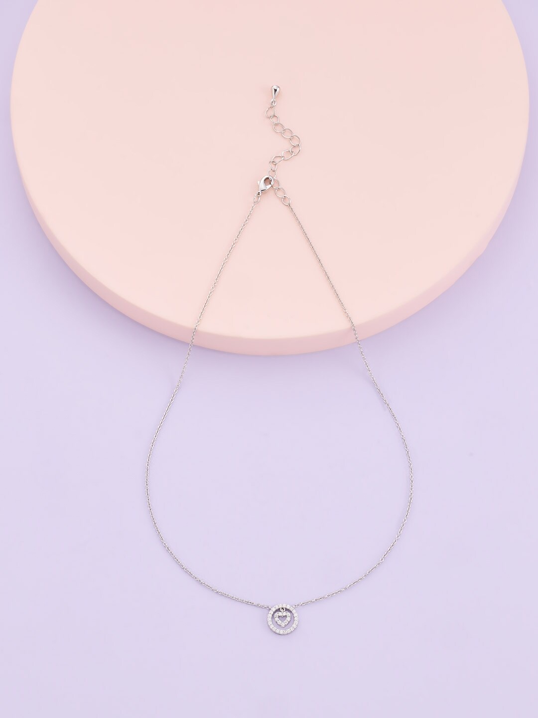 

Kushal's Fashion Jewellery Copper Rhodium-Plated Chain, Silver