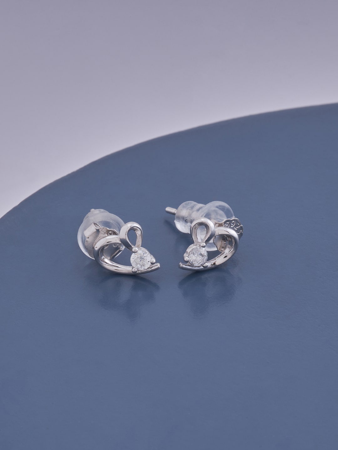 

Kushal's Fashion Jewellery Contemporary Studs Earrings, White