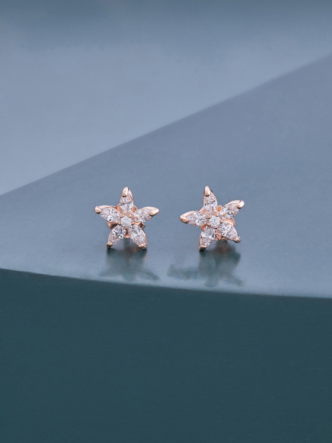 

Kushal's Fashion Jewellery Contemporary Studs Earrings, White