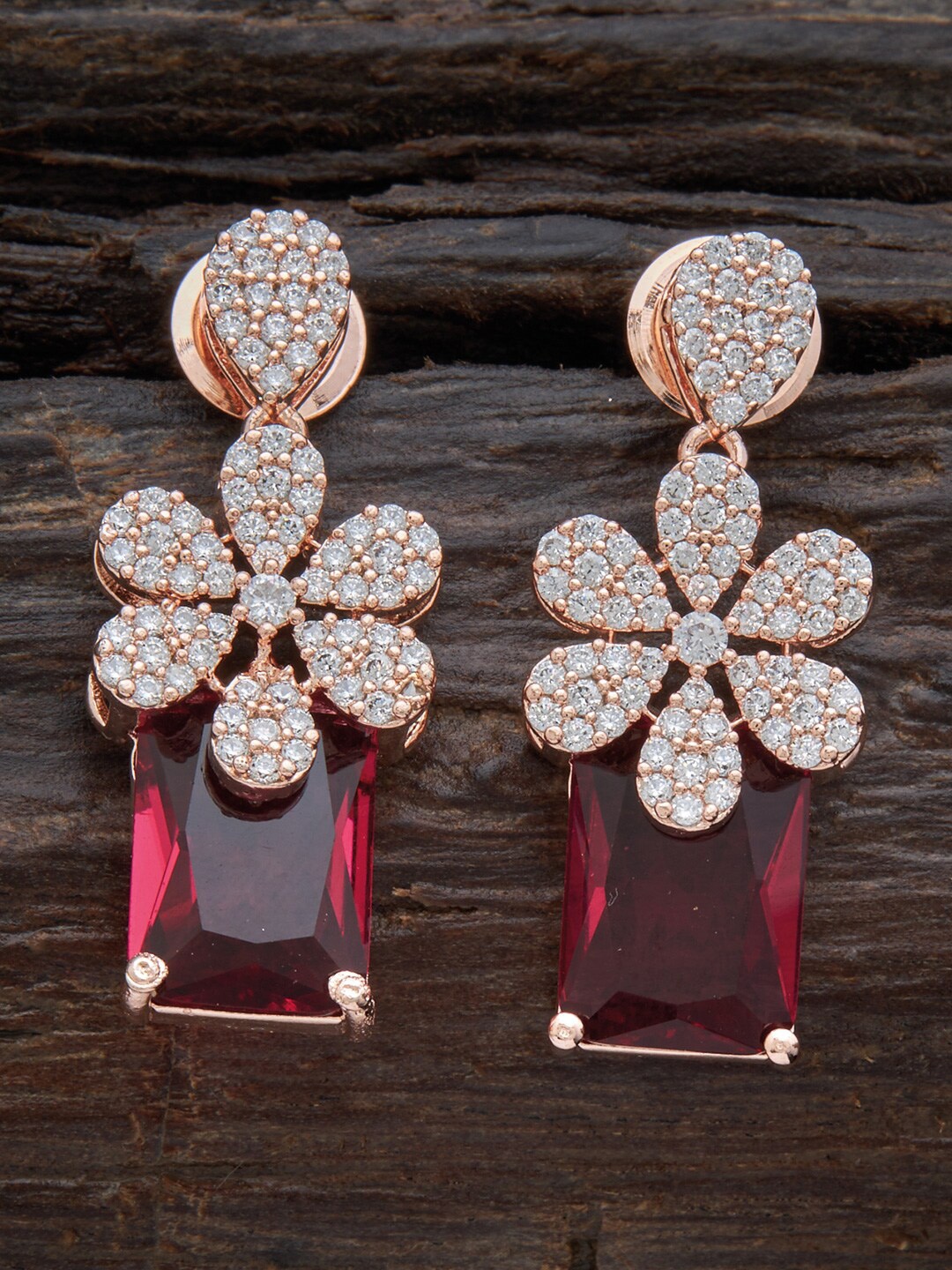 

Kushal's Fashion Jewellery Floral Drop Earrings, White