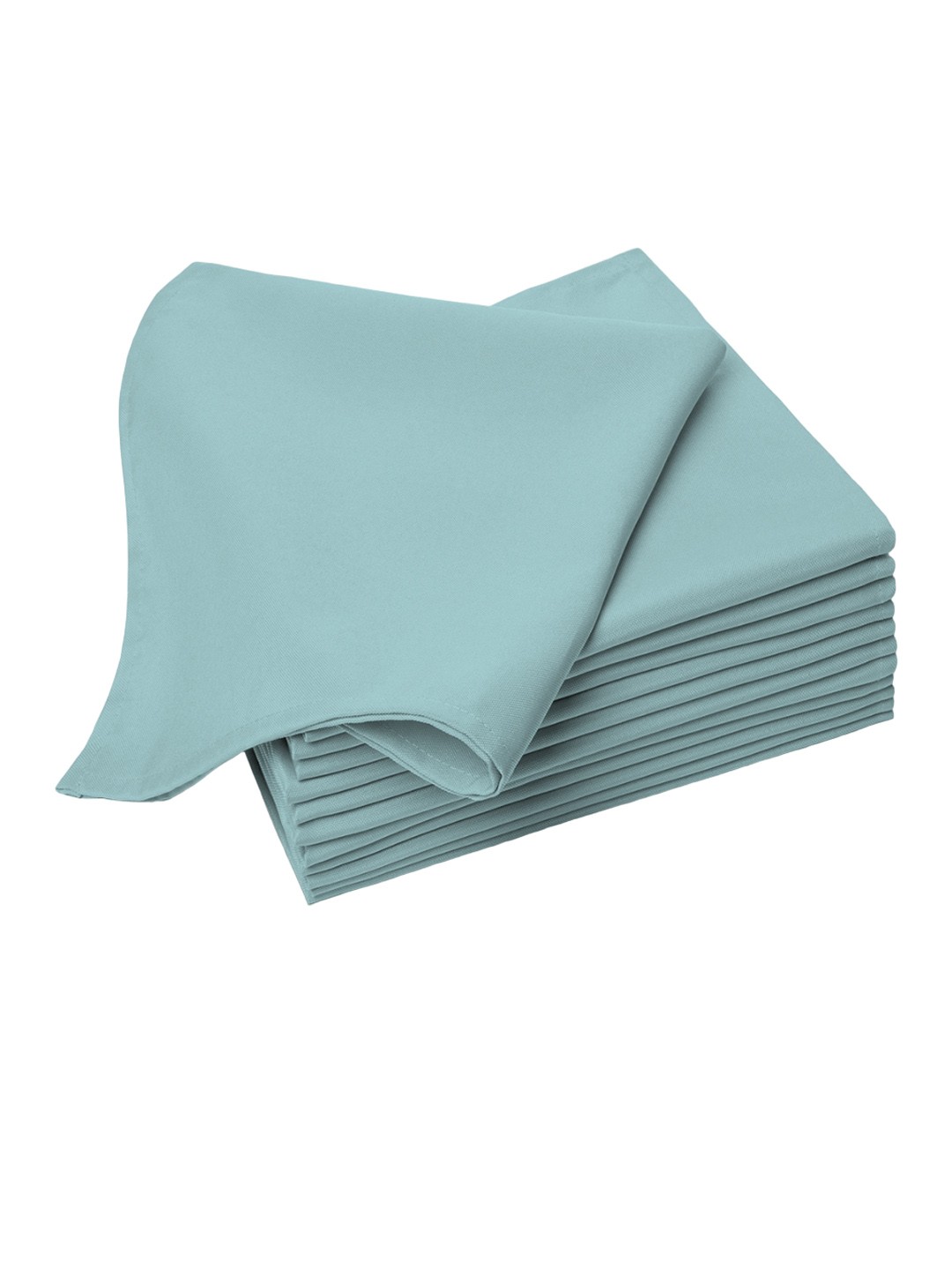 

PIZUNA LINENS Pack Of 24 Pure Cotton Napkin Set, Blue