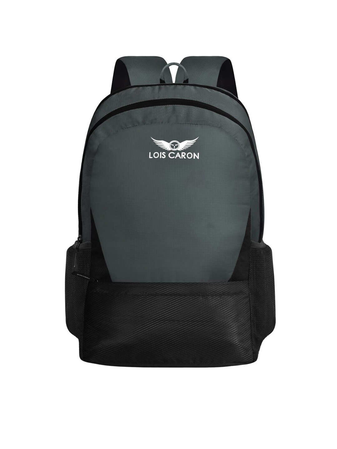 

LOIS CARON Laptop Backpack with Earphone Gate, Grey