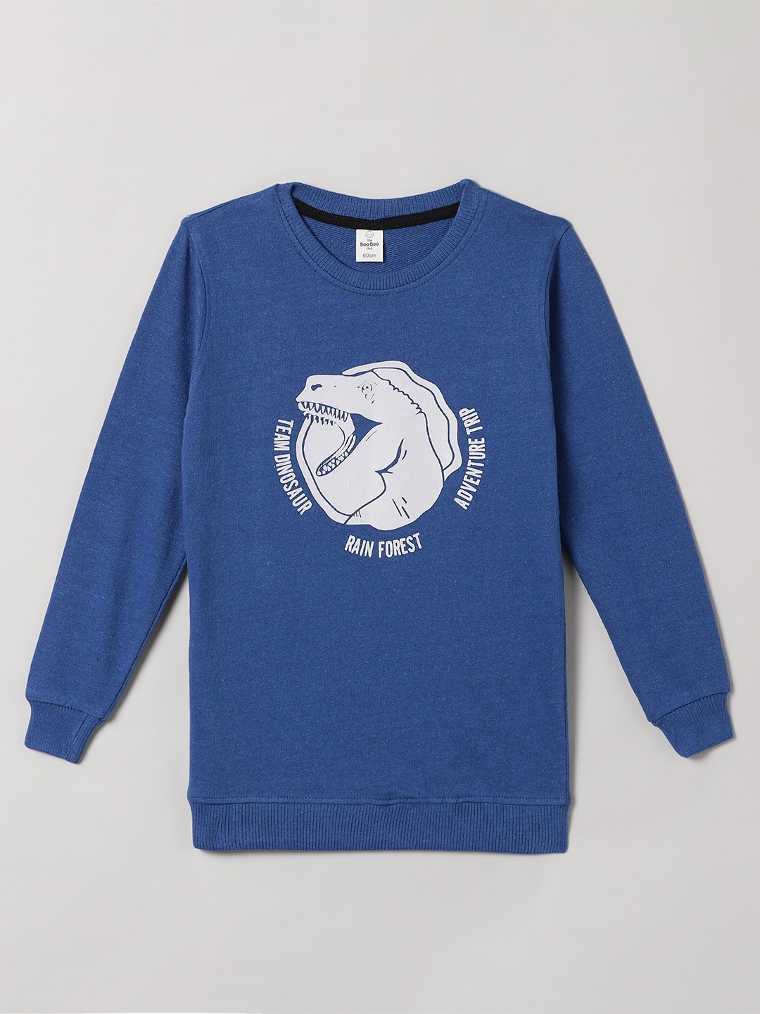 

The Boo Boo Club Kids Blue Cotton Printed Sweatshirt