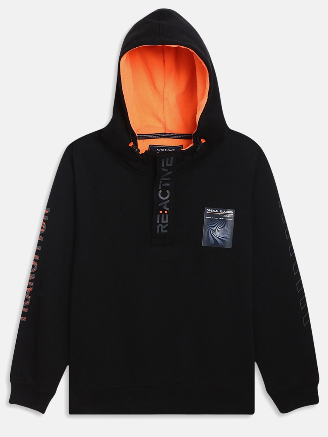 

Octave Boys Hooded Fleece Sweatshirt, Black