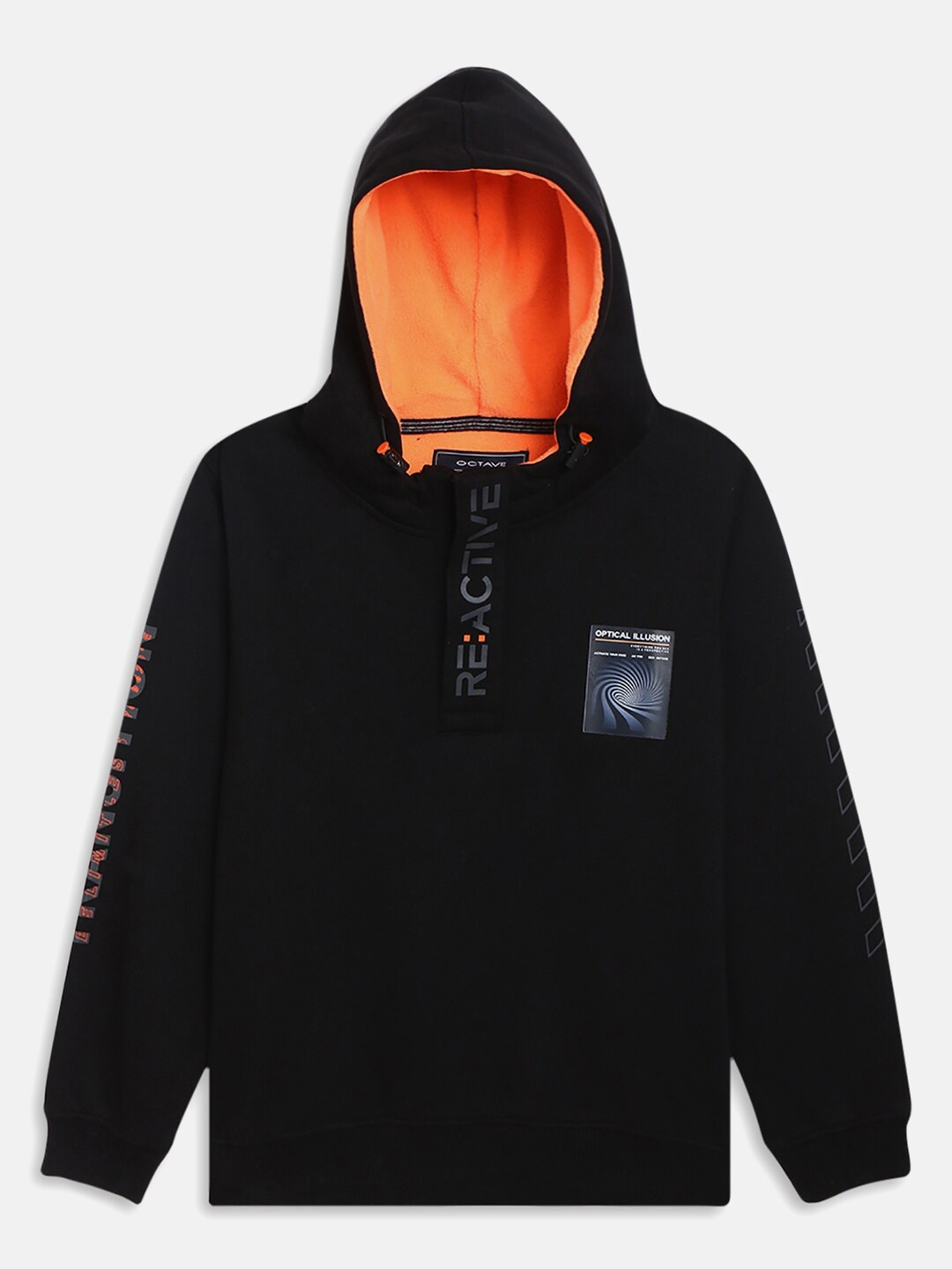 

Octave Boys Black Hooded Fleece Sweatshirt
