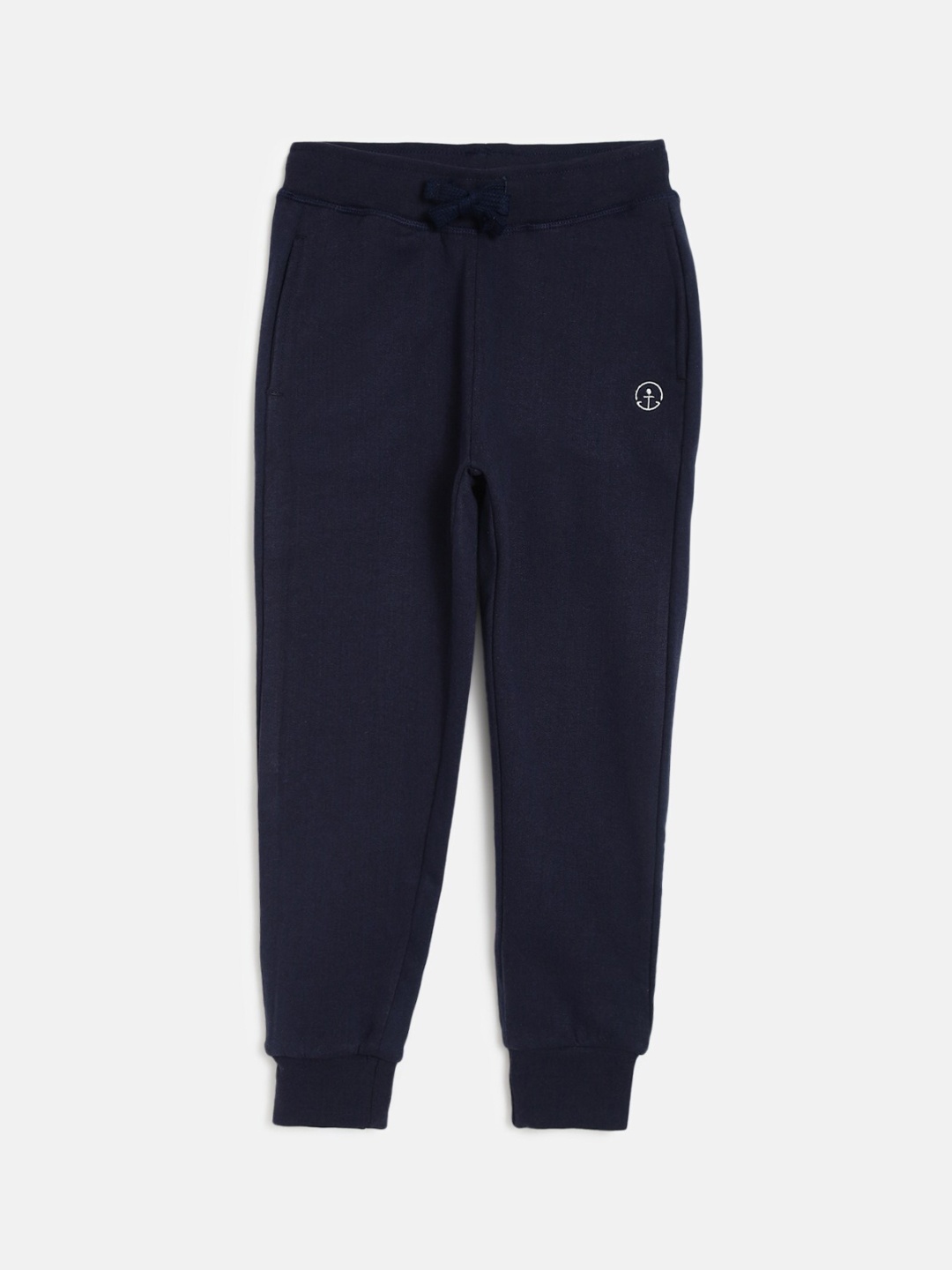

Campana Boys Fleece Cotton Joggers, Navy blue