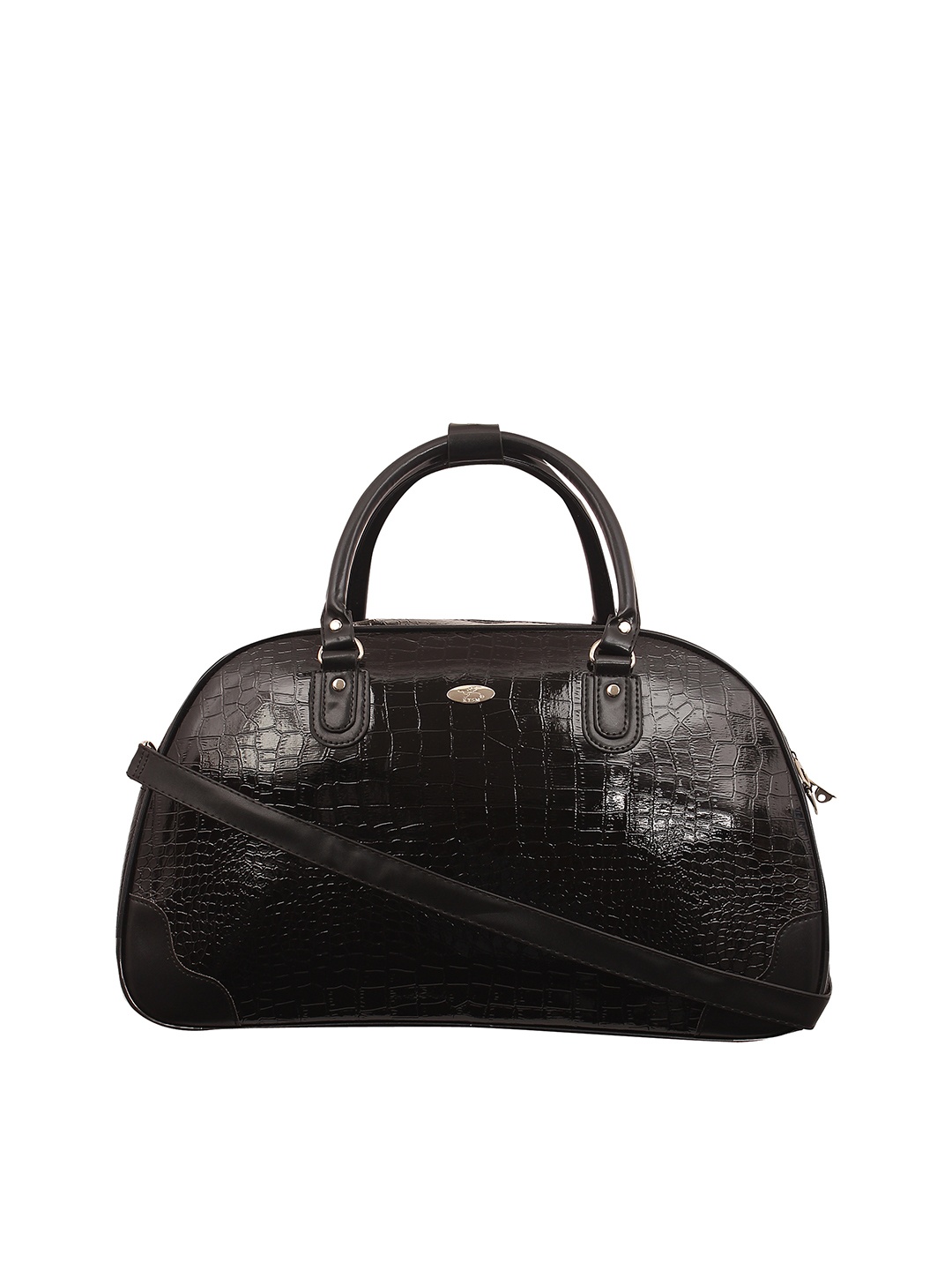 

AMYENCE Women Textured Duffel Bag, Black