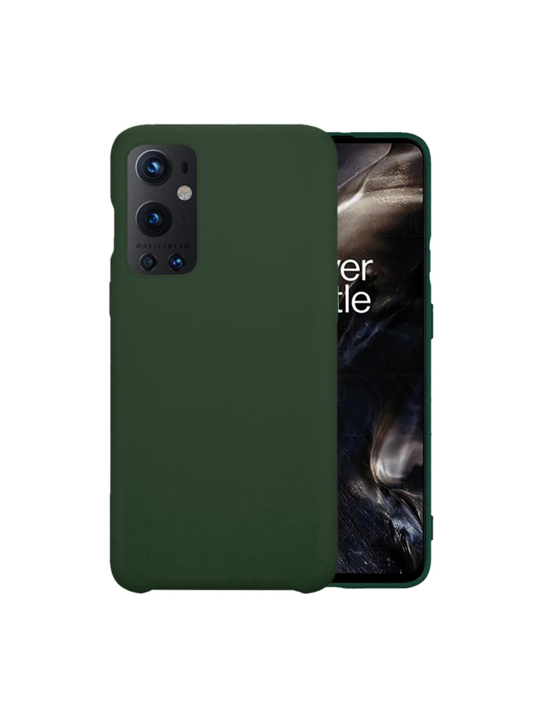 

Karwan OnePlus 9 Pro Liquid Silicone Back Case, Green