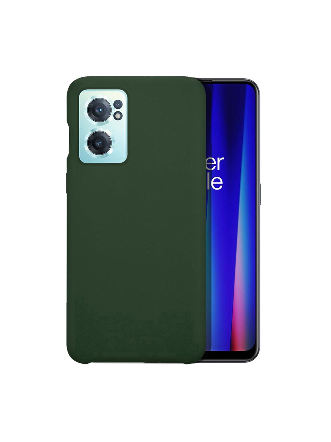 

Karwan OnePlus Nord CE 2 Liquid Silicone Back Cases, Green