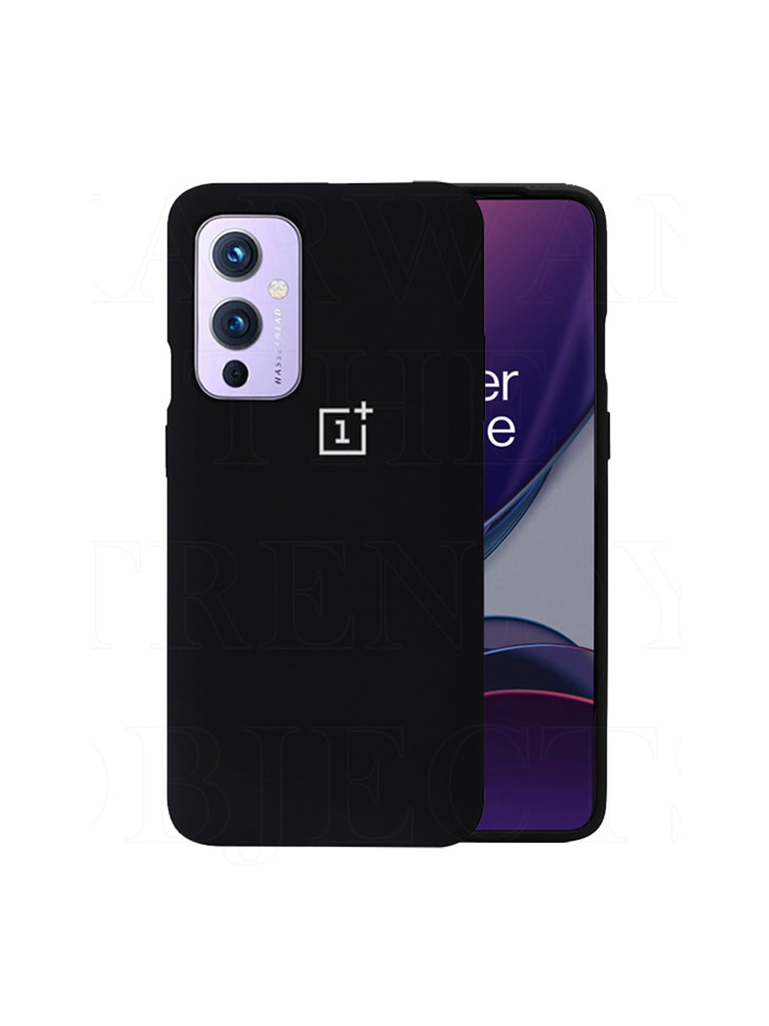 

Karwan One Plus 9 Liquid Silicone Back Case, Black