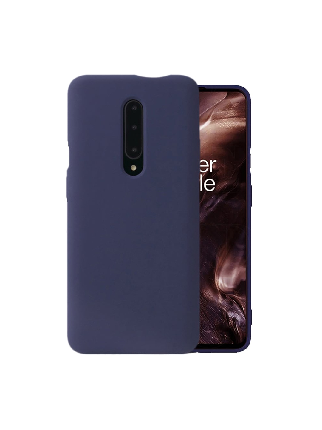 

Karwan OnePlus 7TPRO Liquid Silicon Phone Back Cover, Blue