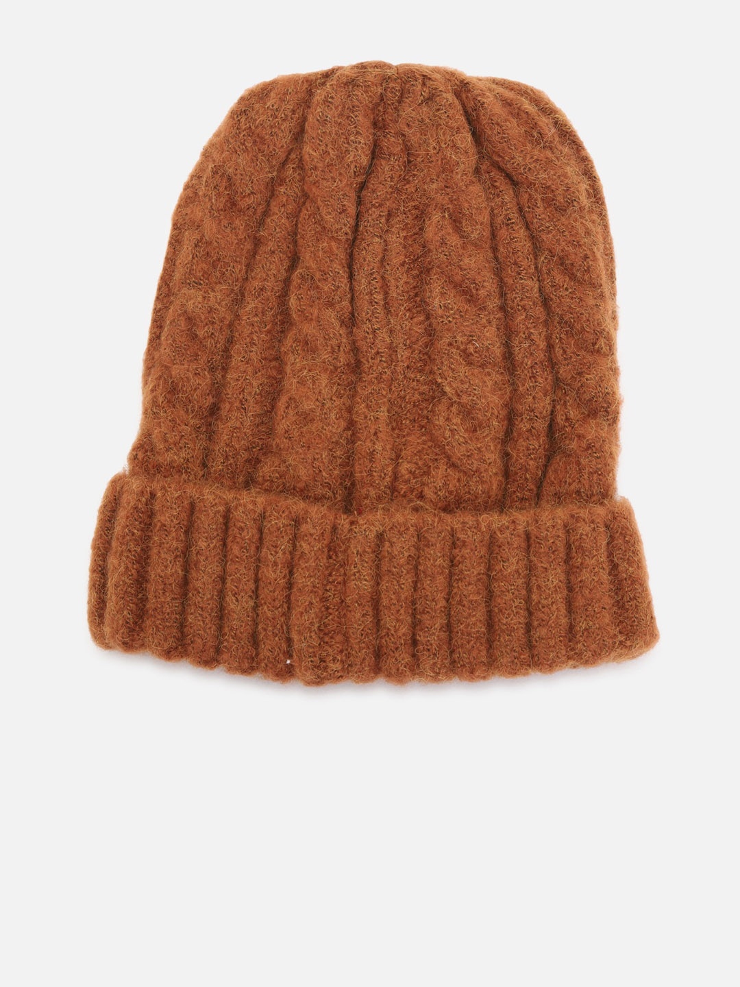 

FOREVER 21 Women Textured Beanie, Orange