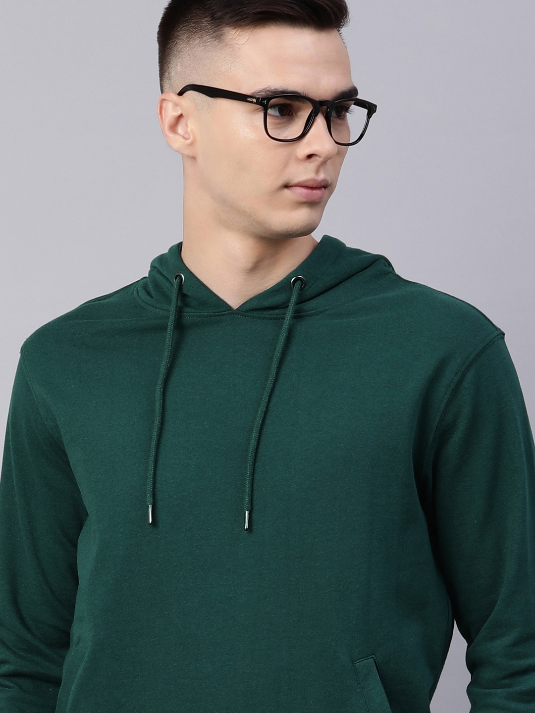 

Huetrap Men Hooded Pullover Sweatshirt, Teal