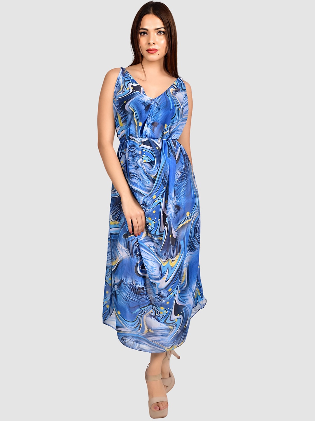 

Rajoria Instyle Women Digital Printed Cover-Up Dress, Multi