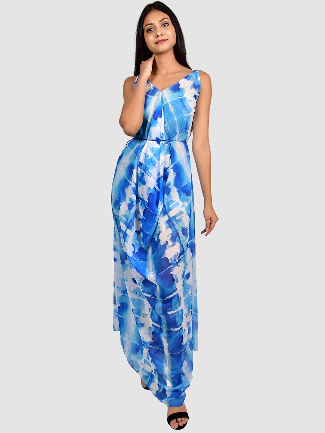 

Rajoria Instyle Women Printed Cover Up Dress, Blue