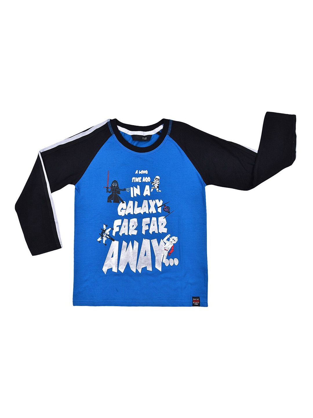 

Wish Karo Boys Typography Star Wars Cotton Printed T-shirt, Blue