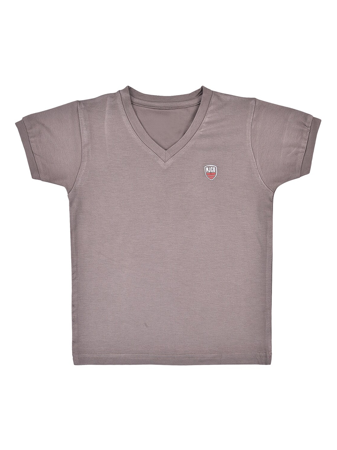 

Wish Karo Boys V-Neck Cotton T-shirt, Grey