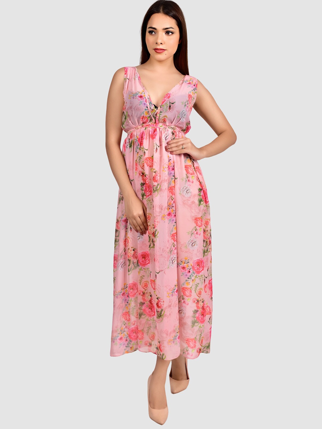 

Rajoria Instyle Women Printed Cover Ups, Pink