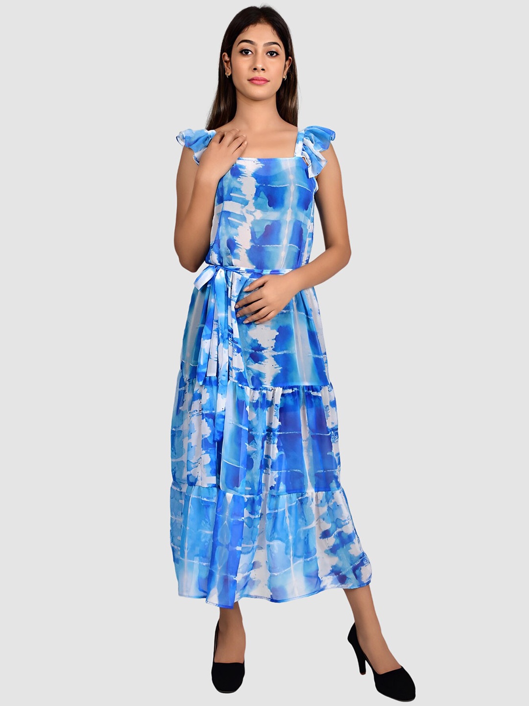 

Rajoria Instyle Women Printed Cover-Up Dress, Blue