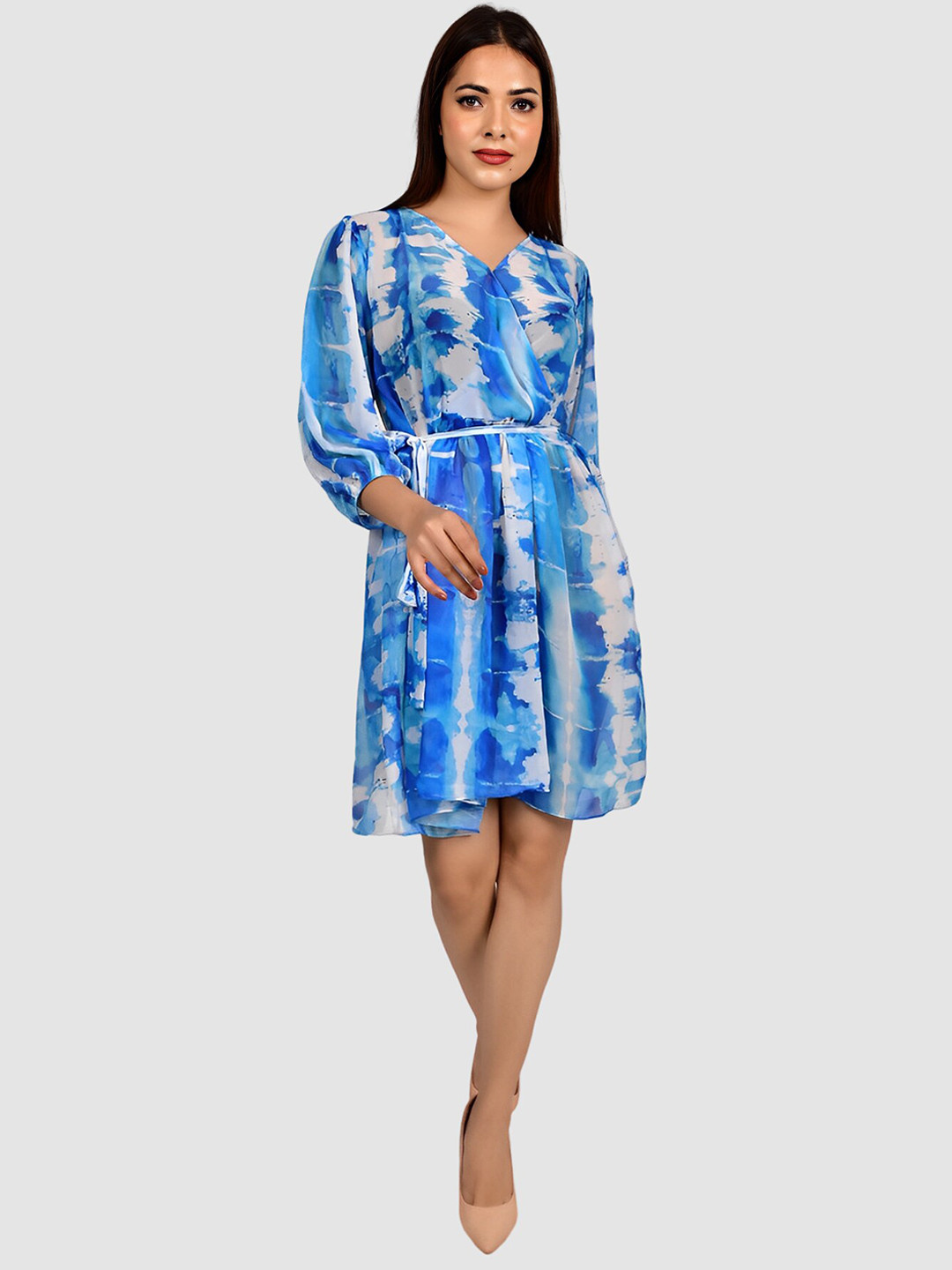 

Rajoria Instyle Women Printed Cover-Up Dress, Blue